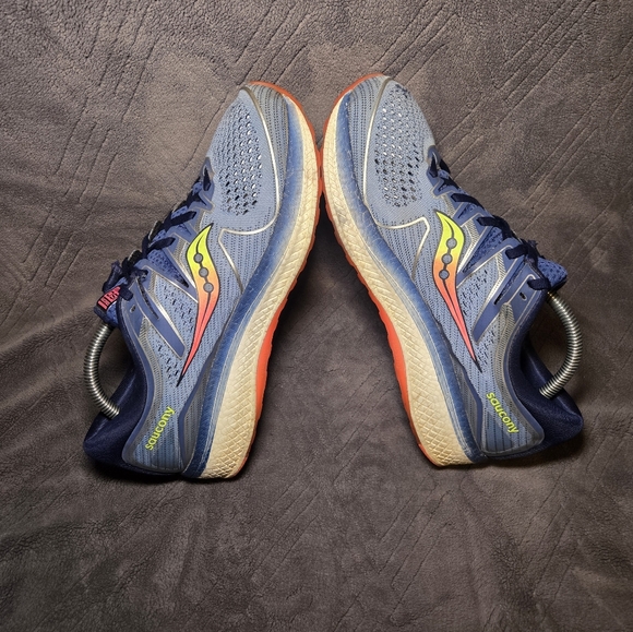 Saucony Triumph ISO Running Shoes Womens Sz 11 Athletic Sneakers Trainers Blue. - Picture 3 of 9